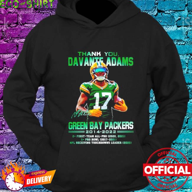 Davante adams green bay packers 2014-2022 nfl shirt, hoodie