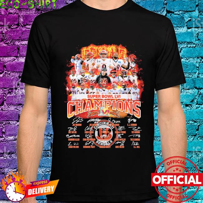 Official cincinnati Bengals Super Bowl Champion 2022 T-Shirt, hoodie,  sweater, long sleeve and tank top