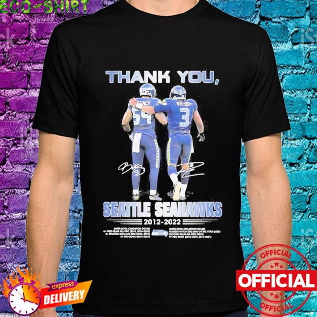 Thank You Bobby Wagner 10 Years Of Seattle Seahawks 2012 2022 Signatures  Shirt, hoodie, sweater, long sleeve and tank top