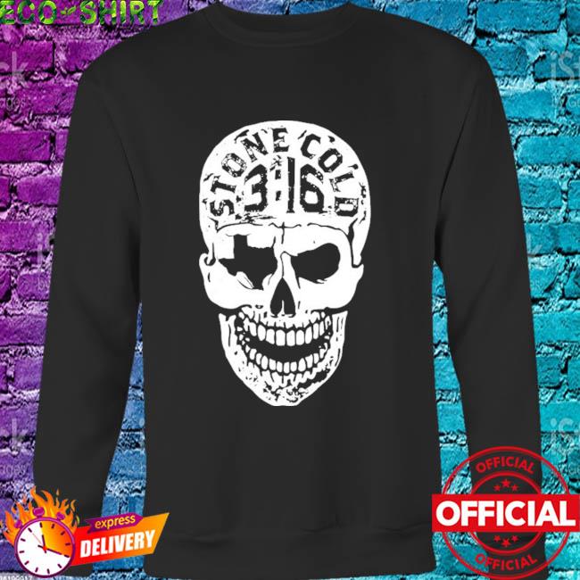 WWE Stone Cold Steve Austin Skull Logo T Shirt