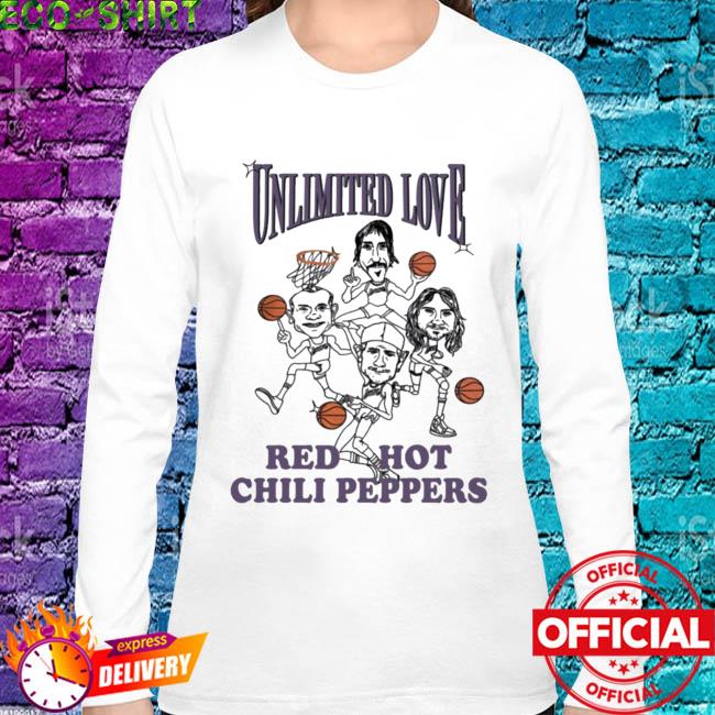 Official LA Lakers Unlimited love red hot chili peppers shirt, hoodie,  sweater, long sleeve and tank top