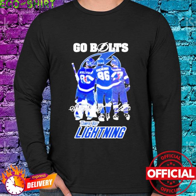 Cursive Tampa Bay Text Lightning bolts Unisex Sweatshirt