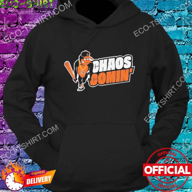 Official chaos comin' bird baseball bat 2022 shirt, hoodie