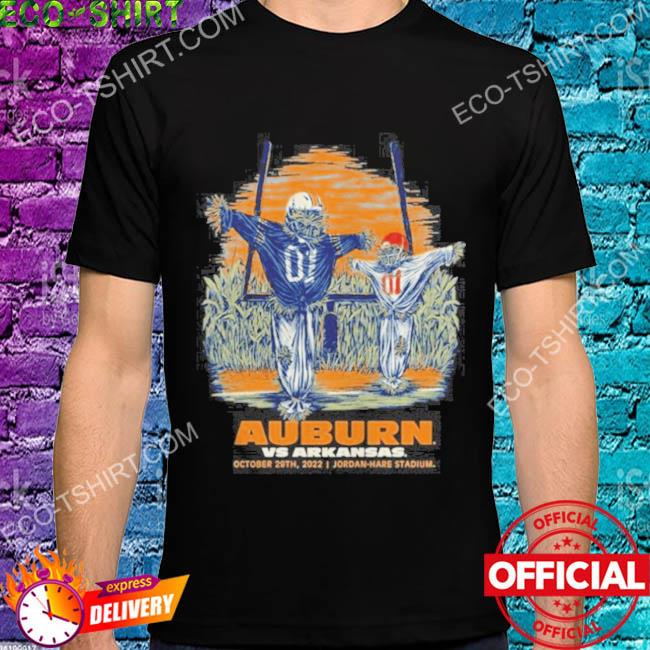 Auburn vs. arKansas october 29 2022 gameday shirt