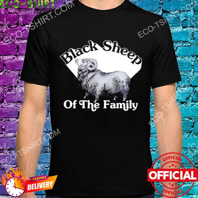 Black sheep of the family goat shirt