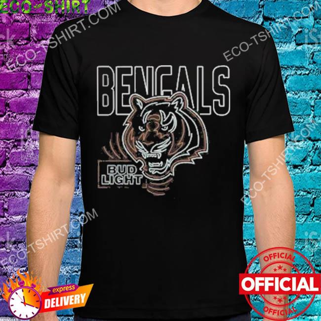 Cincinnati bengals x bud light tiger shirt