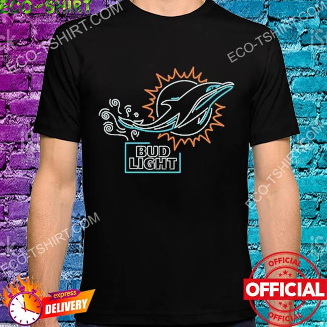 Miami dolphins and bud light shirt