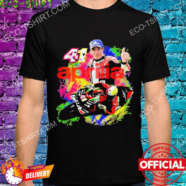 Aleix espargaro motorcycle moto gp spanish 41 aprilia shirt
