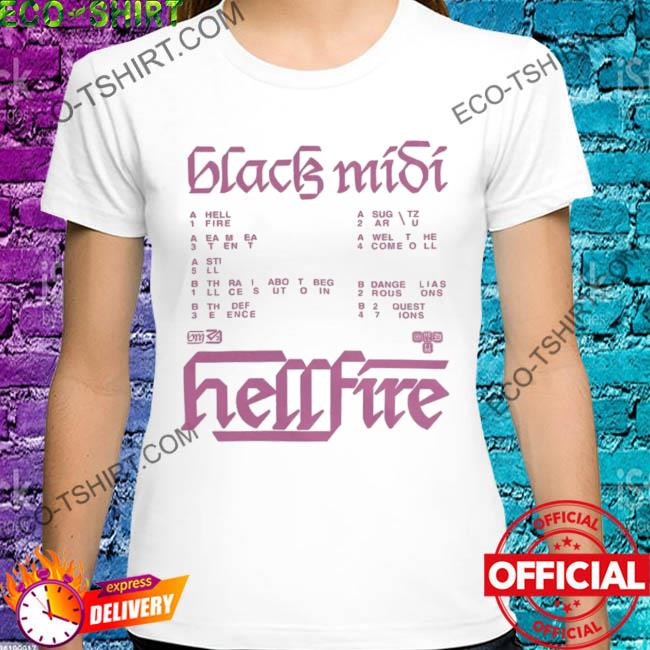 Black midi hellfire shirt