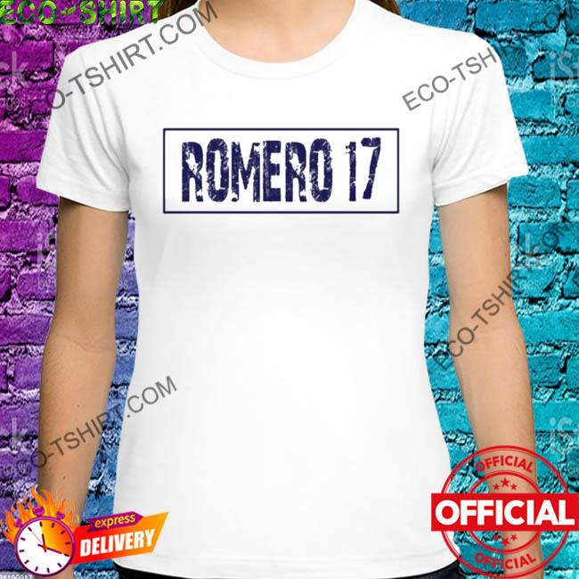 Cristian romero 17 distressed football shirt