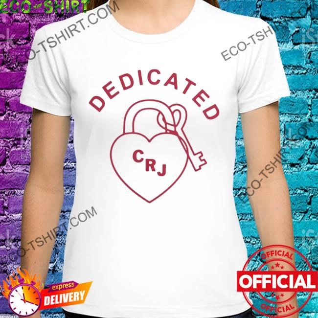 Dedicated crj heart-shaped padlock shirt