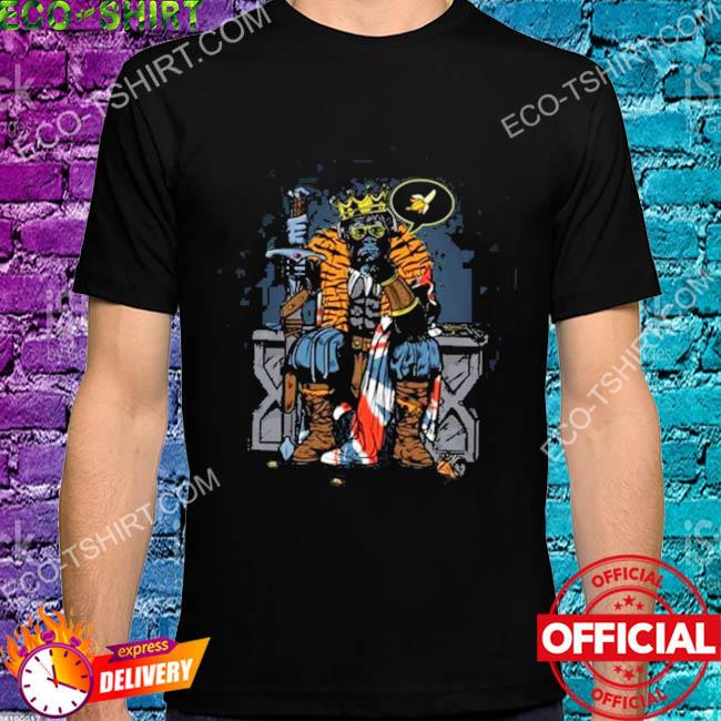 Majesty think banana monkey shirt