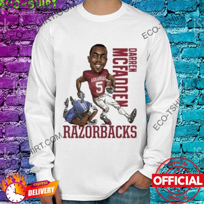 Darren mcfadden caricature arKansas razorbacks shirt, hoodie, sweater, long  sleeve and tank top