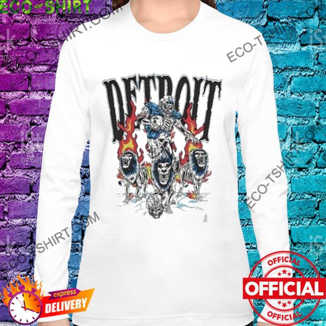 Detroit Lions skeleton detroit one pride shirt, hoodie, sweater and long  sleeve