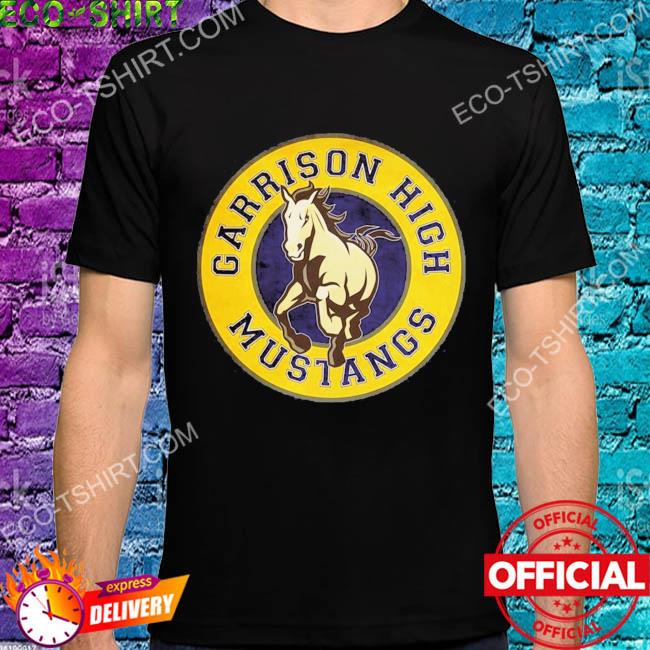 Garrison high mustangs horse logo shirt