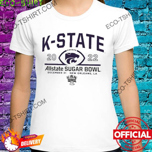 Kansas state wilDcats 2022 allstate sugar bowl logo shirt
