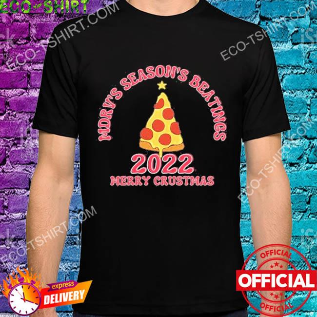 Mdrv's season's beatings 2022 merry Christmas pizza sweater