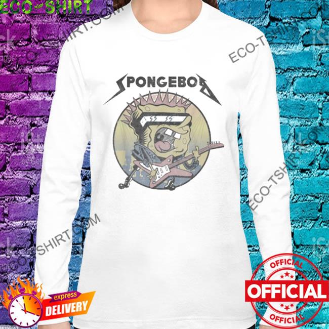 spongebob metallica shirt