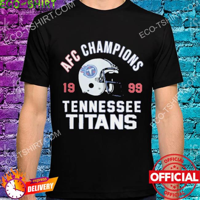 Tennessee football shop tennessee titans 1999 afc champs shirt