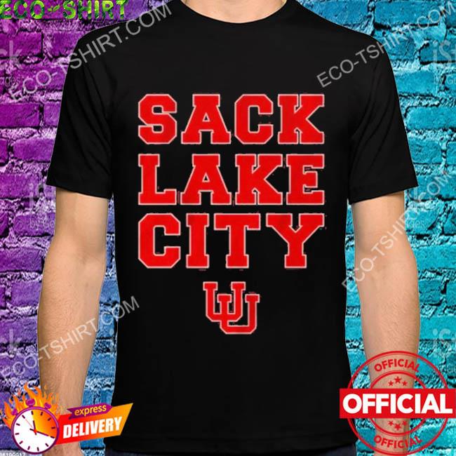 Utah football sack lake city shirt