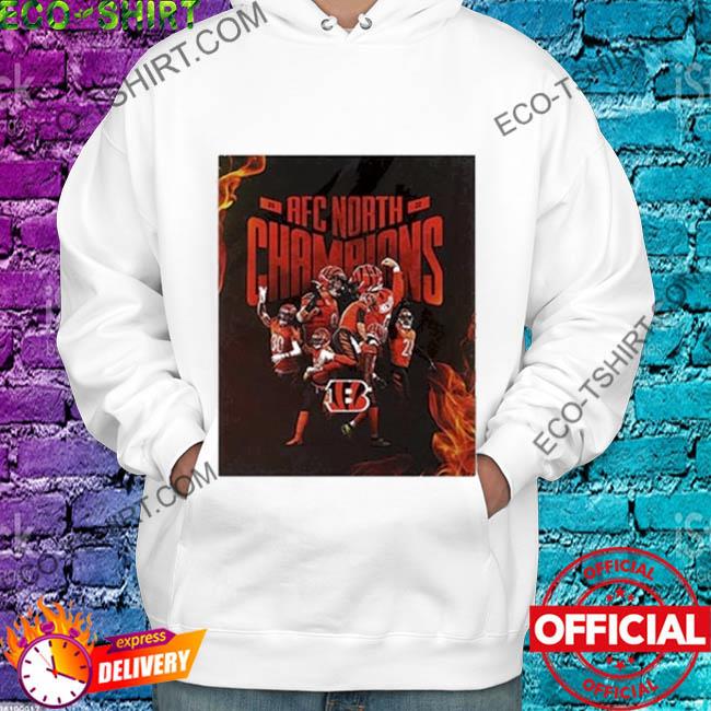 CincinnatI bengals 2022 AFC north champions shirt, hoodie, sweater, long  sleeve and tank top