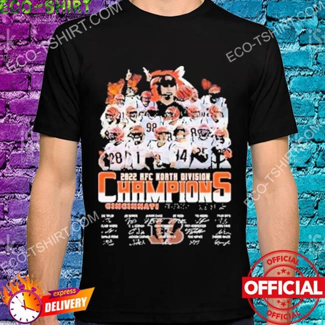 Official Cincinnati Bengals AFC North Division Champions shirt, hoodie,  sweater, long sleeve and tank top