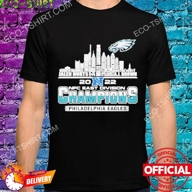 2022 nfc east division champions philadelphia eagles players names shirt,  hoodie, sweater, long sleeve and tank top