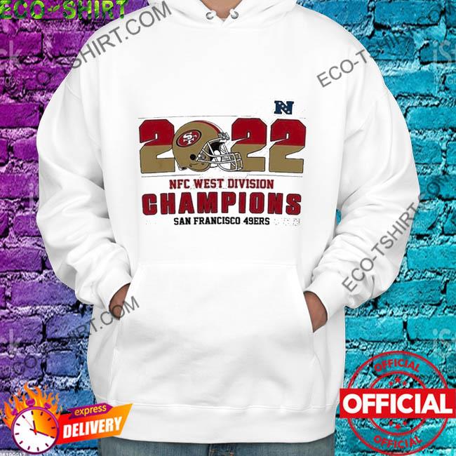 Official 2022 NFC west Division champions san francisco 49ers T-shirt,  hoodie, sweater, long sleeve and tank top