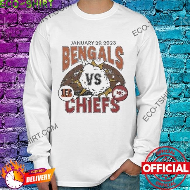 Cincinnati bengals vs Kansas city Chiefs january 29 2023 shirt