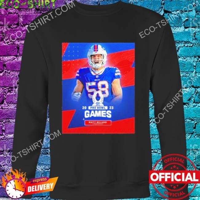 Matt Milano Buffalo Bills 2023 Pro Bowl Games T-shirt