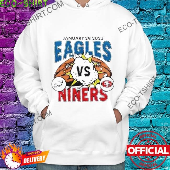 Philadelphia eagles vs san francisco 49ers january 29 2023 shirt, hoodie,  sweater and long sleeve