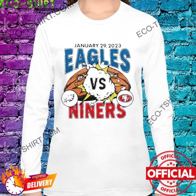 Philadelphia eagles vs san francisco 49ers january 29 2023 shirt, hoodie,  sweater and long sleeve