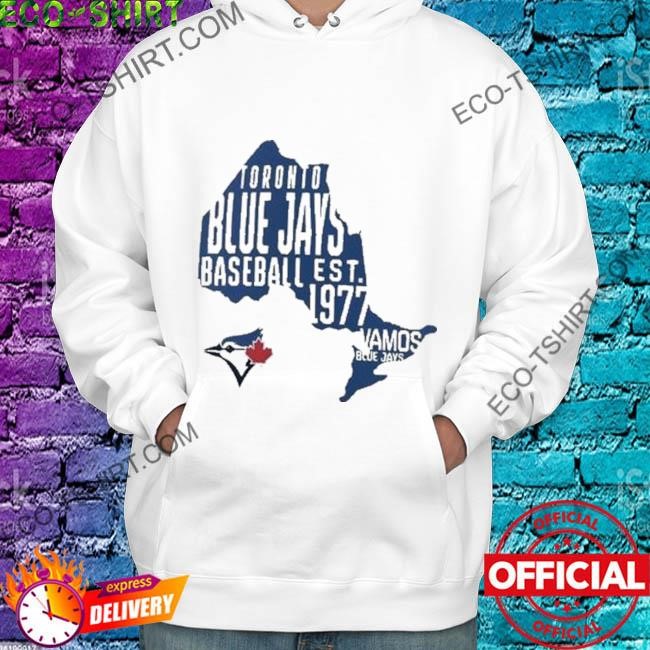 Men's Toronto Blue Jays Fanatics Branded White Hometown Hot Shot T-Shirt