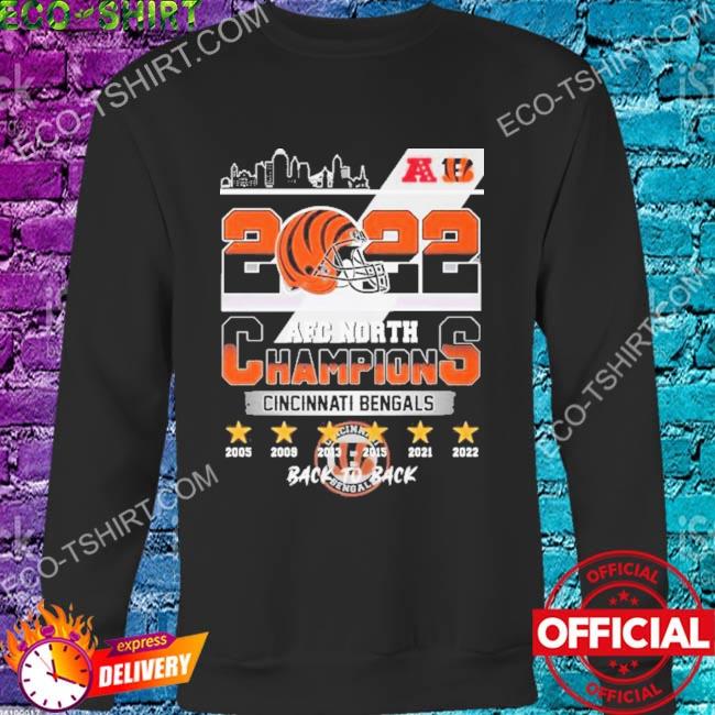 BACK 2 BACK AFC NORTH CHAMPIONS SHIRT