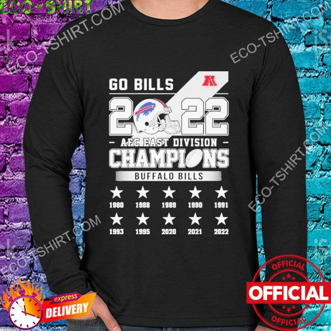 Buffalo Bills 2020 AFC East Champions t-shirt, hoodie, sweater, long sleeve  and tank top