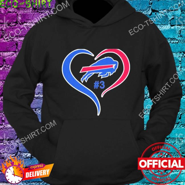 Official Love For 3 Damar Hamlin Buffalo Bills Shirt, hoodie