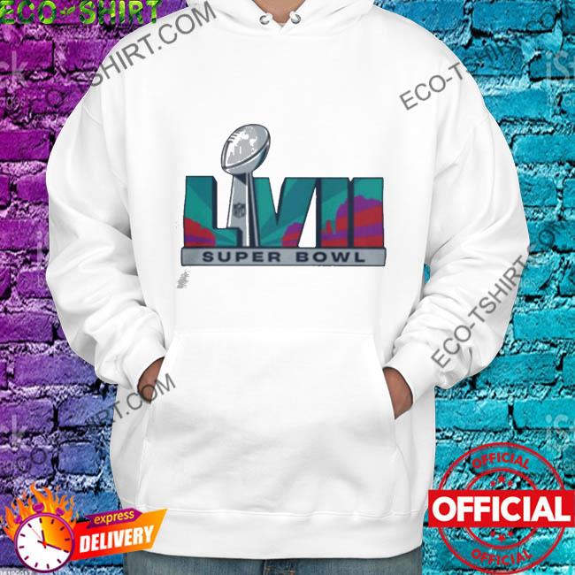 Super Bowl Merchandise Fanatics Branded SB LVII Logo Long Sleeve T-Shirt -  White