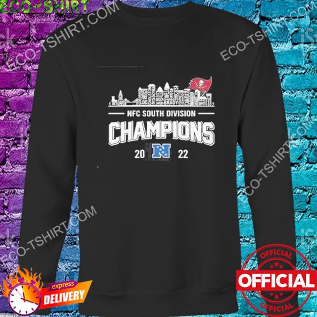 Tampa Bay Buccaneers 2022 NFC South Division Champions skyline shirt,  hoodie, sweater, long sleeve and tank top