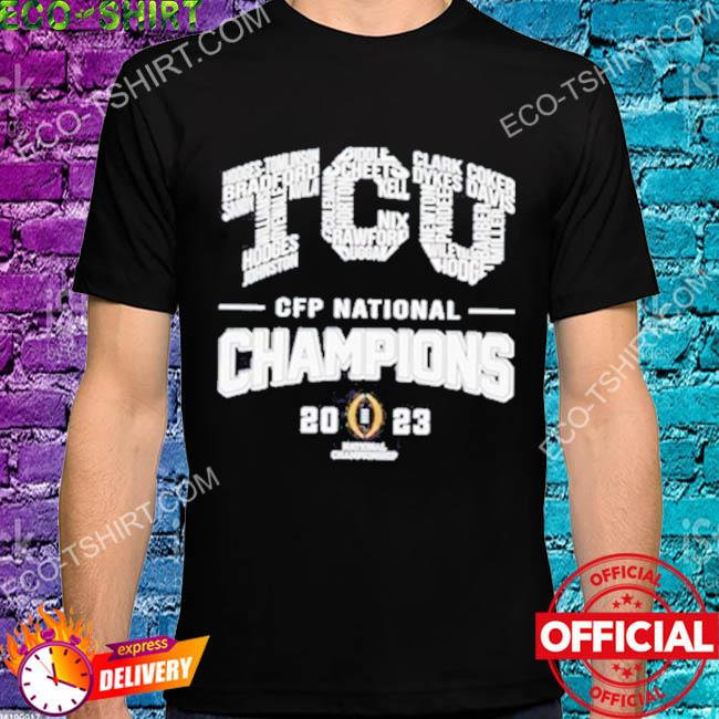 TCU Horned Frogs CFP National Champions 2023 T Shirt Unisex T Shirt