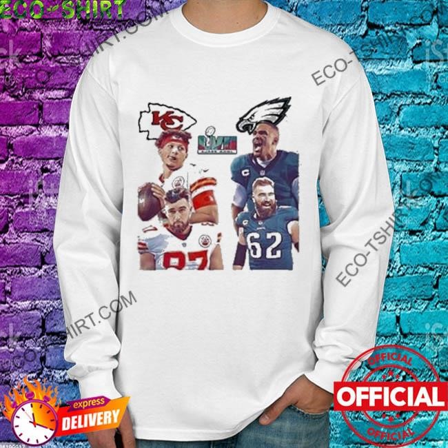 Super bowl lvii 2023 Chiefs vs eagles final logo shirt, hoodie, sweater,  long sleeve and tank top