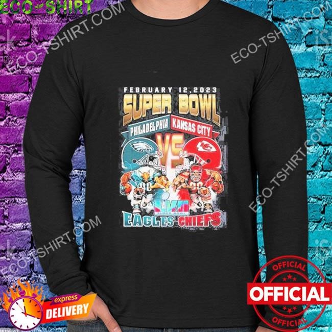 Super Bowl 2023 Philadelphia Eagles VS Kansas City Cheifs T Shirt