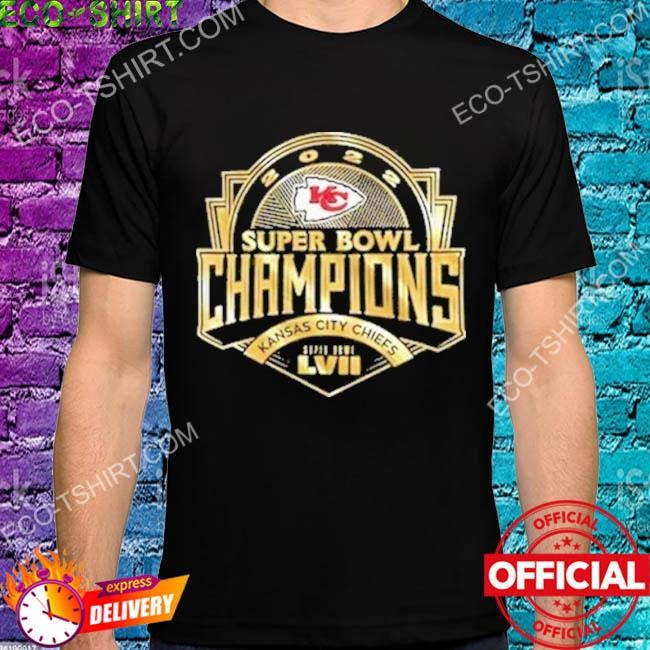 Kansas city Chiefs majestic threads super bowl lvii champions luxe foil  tri-blend shirt, hoodie, sweater, long sleeve and tank top