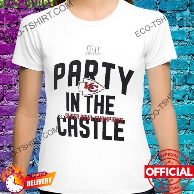 Kansas City Chiefs Party in the castle 3X Super bowl Champions shirt, hoodie,  longsleeve tee, sweater