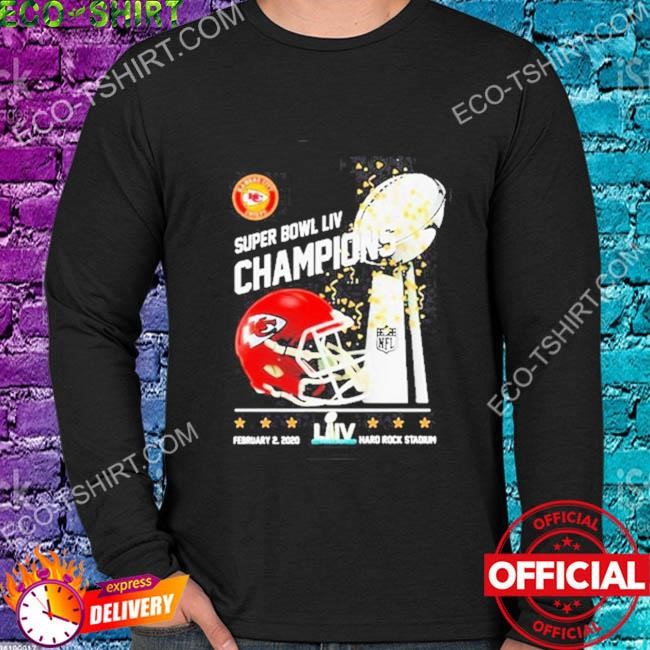 Kansas City Chiefs Super Bowl Liv Champions Hard Rock Stadium T