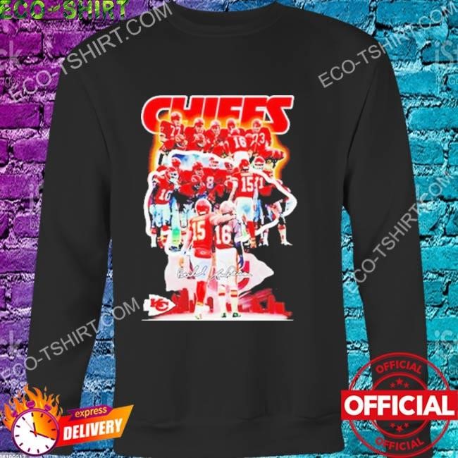 Kansas City Chiefs Tyrann Mathieu Patrick Mahomes Travis Kelce signatures  shirt, hoodie, sweater, long sleeve and tank top