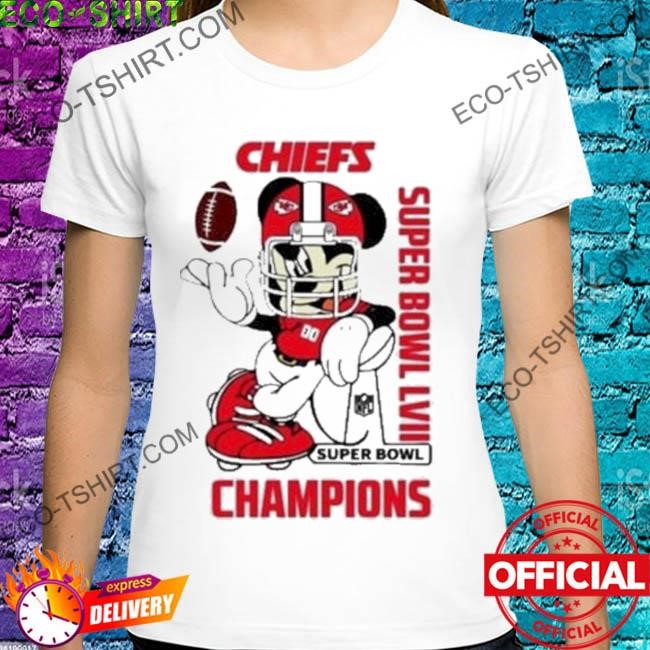 Official Mickey Kansas City Chiefs Super Bowl LVII champions shirt