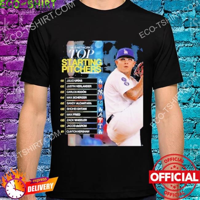 Mlb network's top starting pitchers shirt