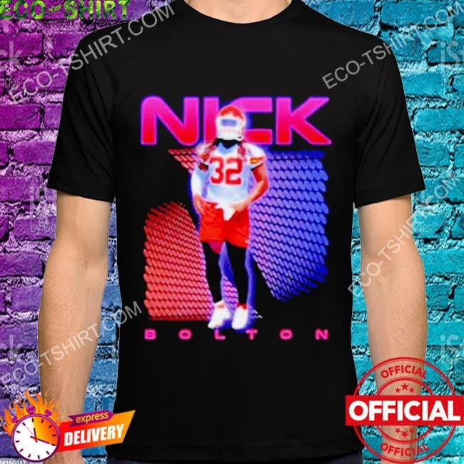 Nick bolton Kansas city Chiefs football player shirt