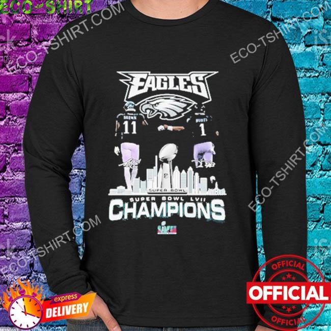 Philadelphia eagles super bowl champions 2023 signatures shirt, hoodie,  sweater, long sleeve and tank top