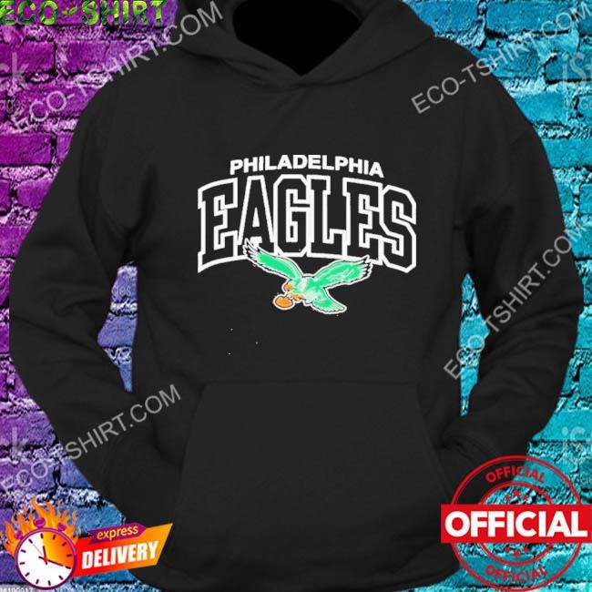 Philadelphia eagles mitchell & ness kelly green logo arch shirt